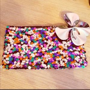 MAC Cosmetics Confetti Sequin Holiday Make Up Bag